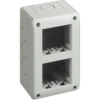 BTicino Box IP40 (base + Cover) vertical - 2+2 modules Matix — 25404/2V