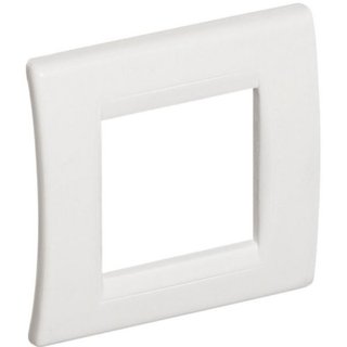 BTicino Cover plate 2 modules for angular mini-trunking — W11119