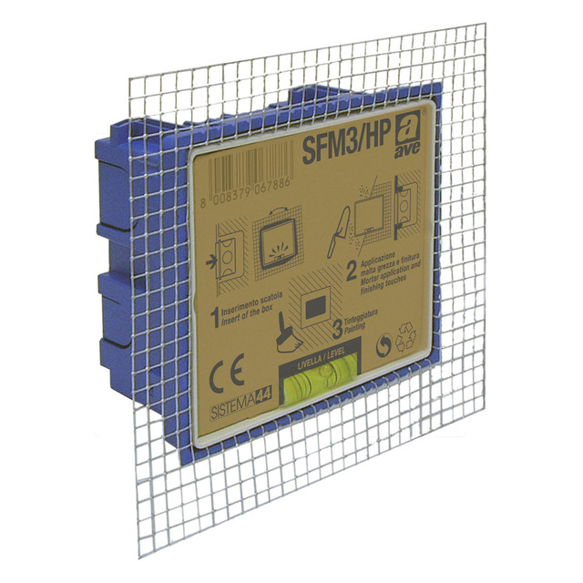 AVE COMPL W-LINED BOX FOR BRICK WALLS — SFM3/HP