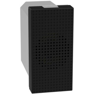 BTicino Buzzer 12 Vac - 5 Vac - 80 dB - 1 module - dark — YD4356V12