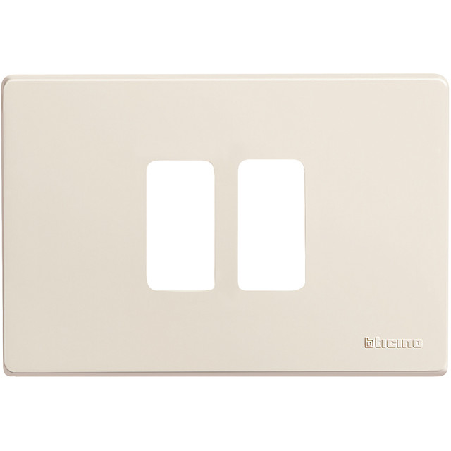 BTicino Cover plate 2 modules — 500/23/R