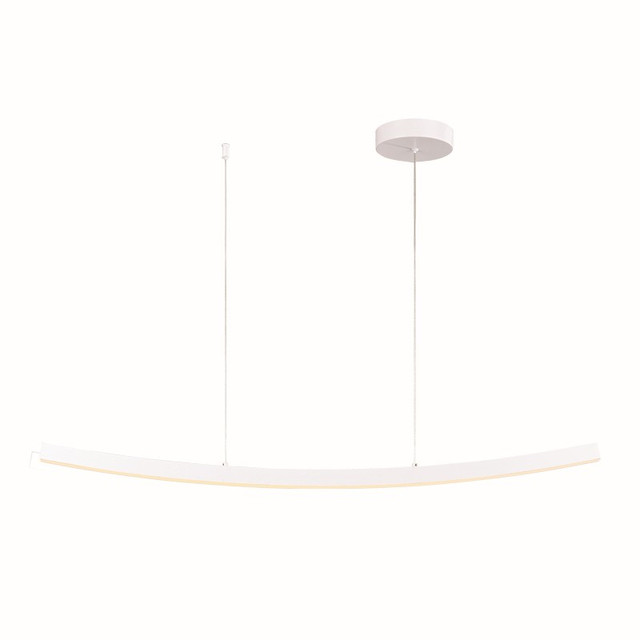 ACA Lighting PENDANT LUMINAIRE LED 20W 3000K 1400LM NAAVA WHITE ALUMINUM IP20 102X15X110CM — YL1721LEDPWH
