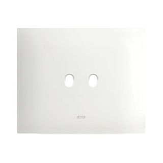 AVE NEW STYLE S44 SMART METAL PLATE, MATT WHITE COLOUR – 2 CONTROLS – 3 MOD. — 44PSMN02BO