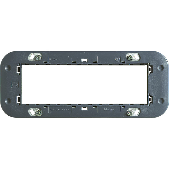 BTicino Support in resin charged glass a 6 modules — H4706