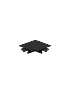 Zambelis 23130 TRIMLESS HORIZONTAL CORNER FOR 48V ULTRA SLIM MAGNETIC TRACK BLACK 15MM