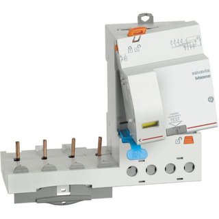 BTicino Earth leakage module 4P - type A-S - In= 63A - Idn= 300mA - Vn= 400Vac — G44AS63
