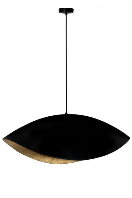 Sigma Pendant lamp SONA black/gold 41097