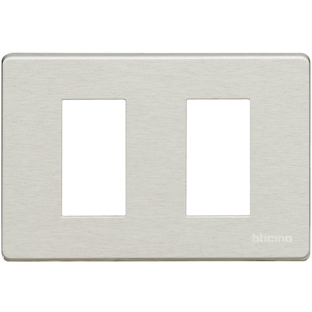 BTicino Cover plate 2 modules Matix — 503/2A/X — manufacturer representative image