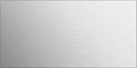Gira System 106 call-button cover plate, 2-gang for call-button module — aluminium (anodised) — 5535916