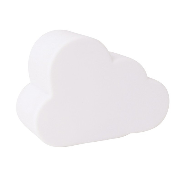 ACA Lighting EVERGLOW NIGHT LIGHT CLOUD 1 LED LIGHT WITH BATTERY 3xLR44 INCLUDED WARM WHITE IP20 130x50x102mm — CLOUDWWLR44