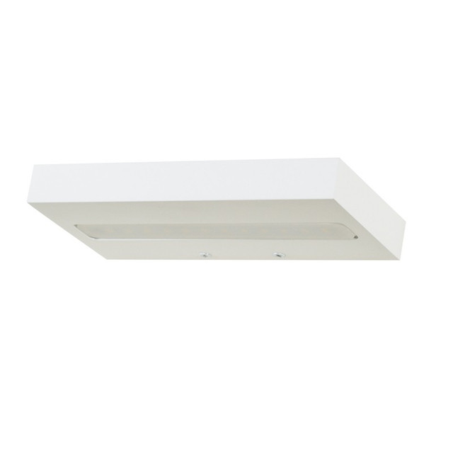 ACA Lighting NETTO WALL MOUNTED WHITE UPSIDE SHELF 5W 230V 3000K 30000HRS 20X10X2,5CM — L36310200U