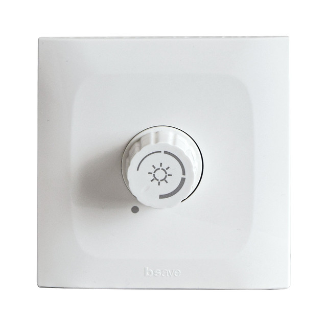 AVE UNIVERSAL DIMMER- WITH KNOB 700W BIANCO — BSN11018/UL