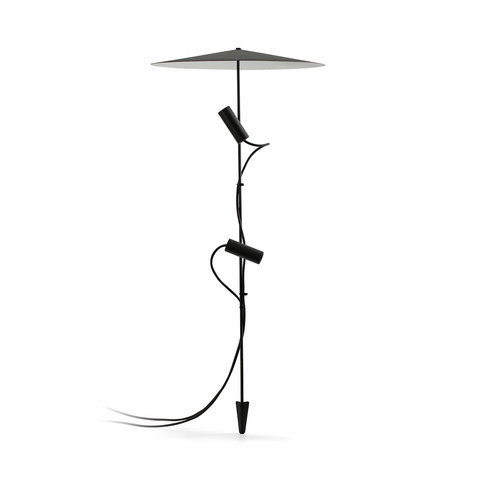 Faro Barcelona CLAP 1030 Black spike 2x6W 3000K 38º with screen — manufacturer representative image