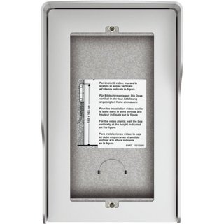 BTicino Wall-mounting box 2 modules with integrated rainshield - Allmetal — 350621