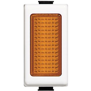 BTicino Lamp carrier with orange Light — AM5060A
