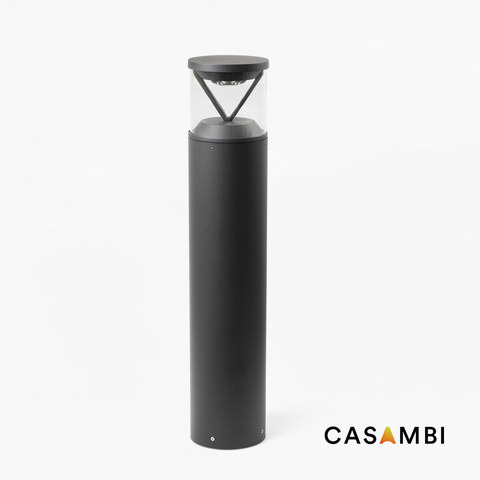 Faro Barcelona RUSH 800 Dark grey bollard lamp 2700K 180º CASAMBI — manufacturer representative image