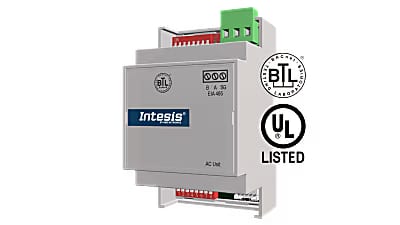 Intesis Mitsubishi Electric Domestic, Mr.Slim and City Multi to BACnet MS/TP Interface — IN485MIT001I000