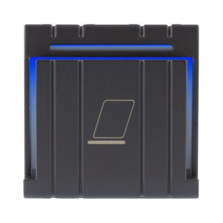 AVE TRADITIONAL BADGE HOLDER SWITCH – 2 MODULES S44 TEKLA — 445GA33N