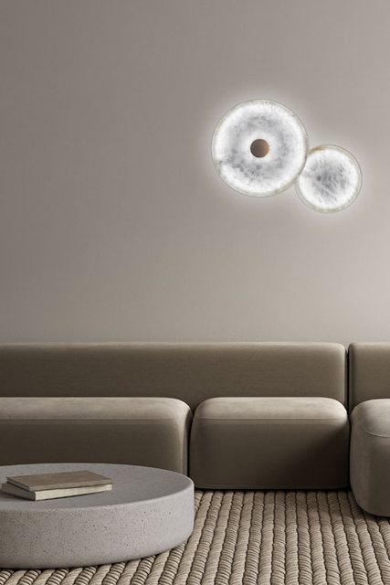 United Alabaster NUVOL WS — alabaster wall luminaire