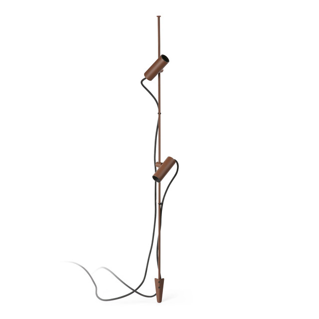 Faro Barcelona CLAP 1030 rusty brown spike LED 2x6W 3000K 38º — 75709-433DR — manufacturer representative image