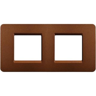 BTicino Matix - plate 2 horizontal Terracotta — AM4802/2RT
