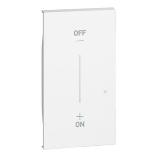 BTicino Lightable cover for connected Dimmer/Switch item K4411CM2 and K4413CM2 — KW33M2