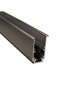 Zambelis 2084NCK-2 MAGNETIC RECESSED TRACK SILVER BLACK 2M