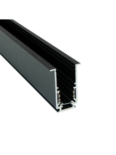 Zambelis 2084B-1 MAGNETIC RECESSED TRACK SANDY BLACK 1M