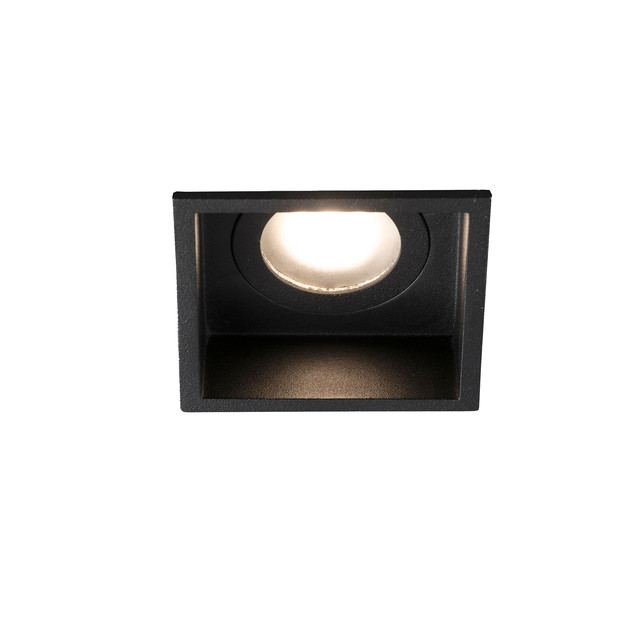 Faro Barcelona HYDE SQ Black square recessed lamp — 40117