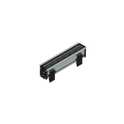 Flos Ingraze Adjustable Frame + Asymmetric Louvre L 400 — F017E1SA006 — manufacturer representative image