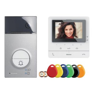 BTicino Connected kit Linea 3000_Classe 100X with Netatmo 5" video internal unit — 364614