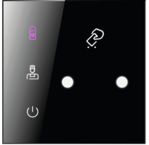 Black Nova AXES CH RF — RFID Card Holder and Room Status Control