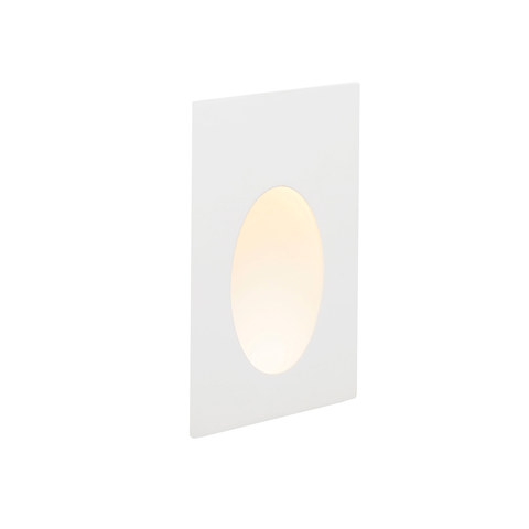 Faro Barcelona PLAS White recessed lamp oval — manufacturer representative image