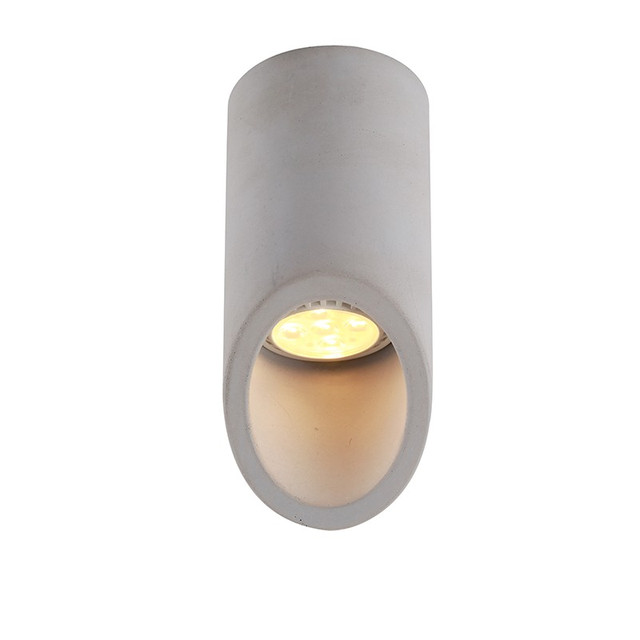 ACA Lighting CEILING LIGHTING 1XGU10 NATURAL CEMENT D7XH16CM FALTSO — MK151S16G