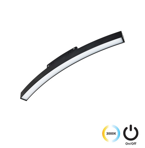 Viokef Linear Magnetic Curvy Track Light Magnetic — manufacturer representative image