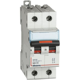 BTicino BTDIN250 - magnetic only 2P - curve 12-14In - In= 1.6A - Im= 20A - Icu= 25kA — FV82SM20