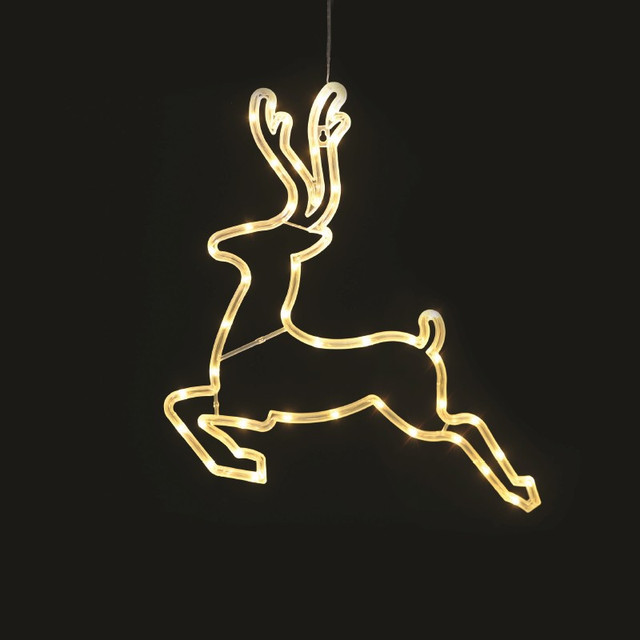 ACA Lighting "PLASTIC DEER" 43 LED WW BATTERY (3ΧΑΑ)/USB, IP20, 42*0.7*41 — X04431309