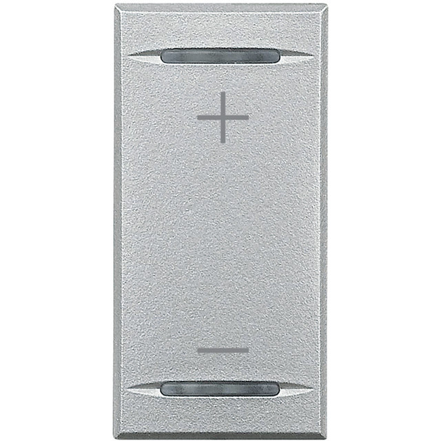 BTicino silk screen printed Key cover with symbols + and - functions. — HC4911AD