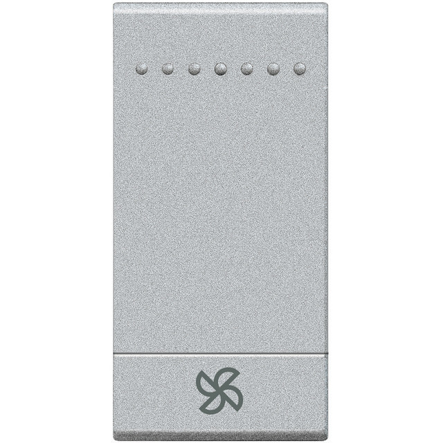 BTicino Key cover complete with illuminated lens "Fan" symbol. — NT4915RN