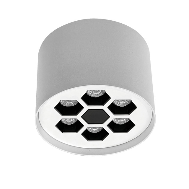 ACA Lighting Surface Honeycomb Light - 6W White - With Black Reflector/Ra>80/780lm/3000K — KYVAS630W