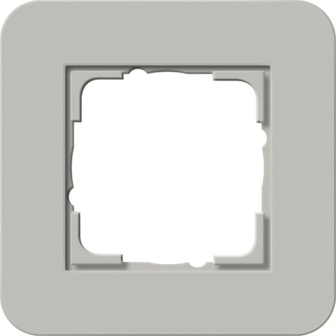 Gira E3 cover frame grey soft touch with anthracite carrier frame grey Soft Touch with anthracite carrier frame — 0211422