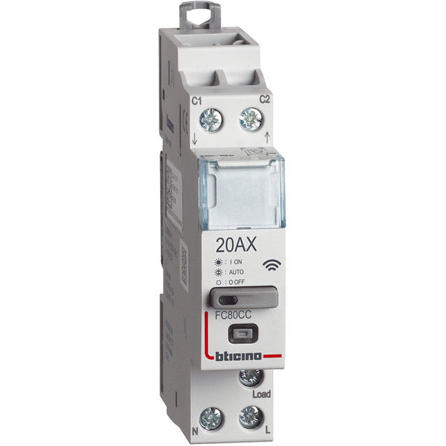 BTicino Smart DIN contactor suitable for controlling single-phase loads — FC80CC