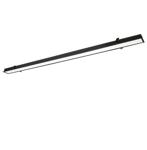 Viokef Linear Recessed Trimless L2540 4000K Black Station Ultra — manufacturer representative image
