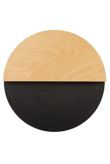 Sigma Wall lamp LUNA M black/dąb 40865