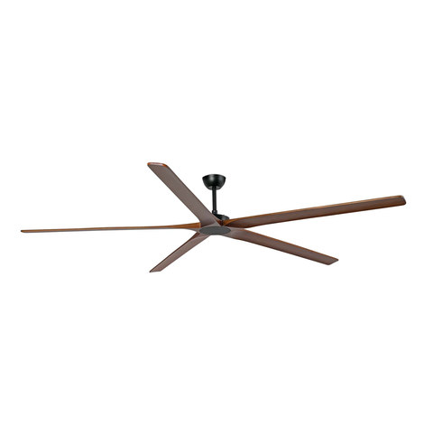 Faro Barcelona BIGWOOD 24 XXL Black/walnut fan — manufacturer representative image