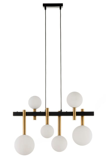 Sigma Pendant lamp AKORD 6 black/gold szczotkowany 41933