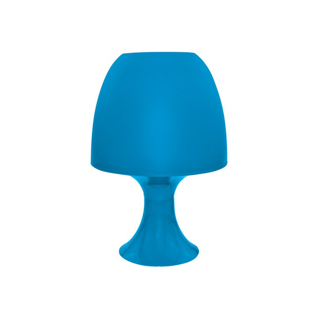 ACA Lighting NETTO TABLE LAMP 1XE14 PLASTIC BLUE Φ16XH25,5CM NIOKI — 1024SBE