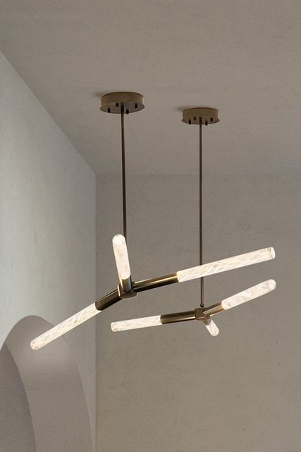 United Alabaster YPSILON — alabaster pendant luminaire