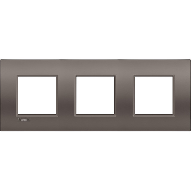 BTicino AIR cover plate 2x3P 71mm Clay — LNE4802M3CY
