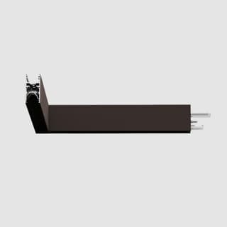 Artemide A.24 - Wall/Ceiling Diffused Emission - 90° Angle (same plane) - Direct Emission - 2700K - Black — AQ37204